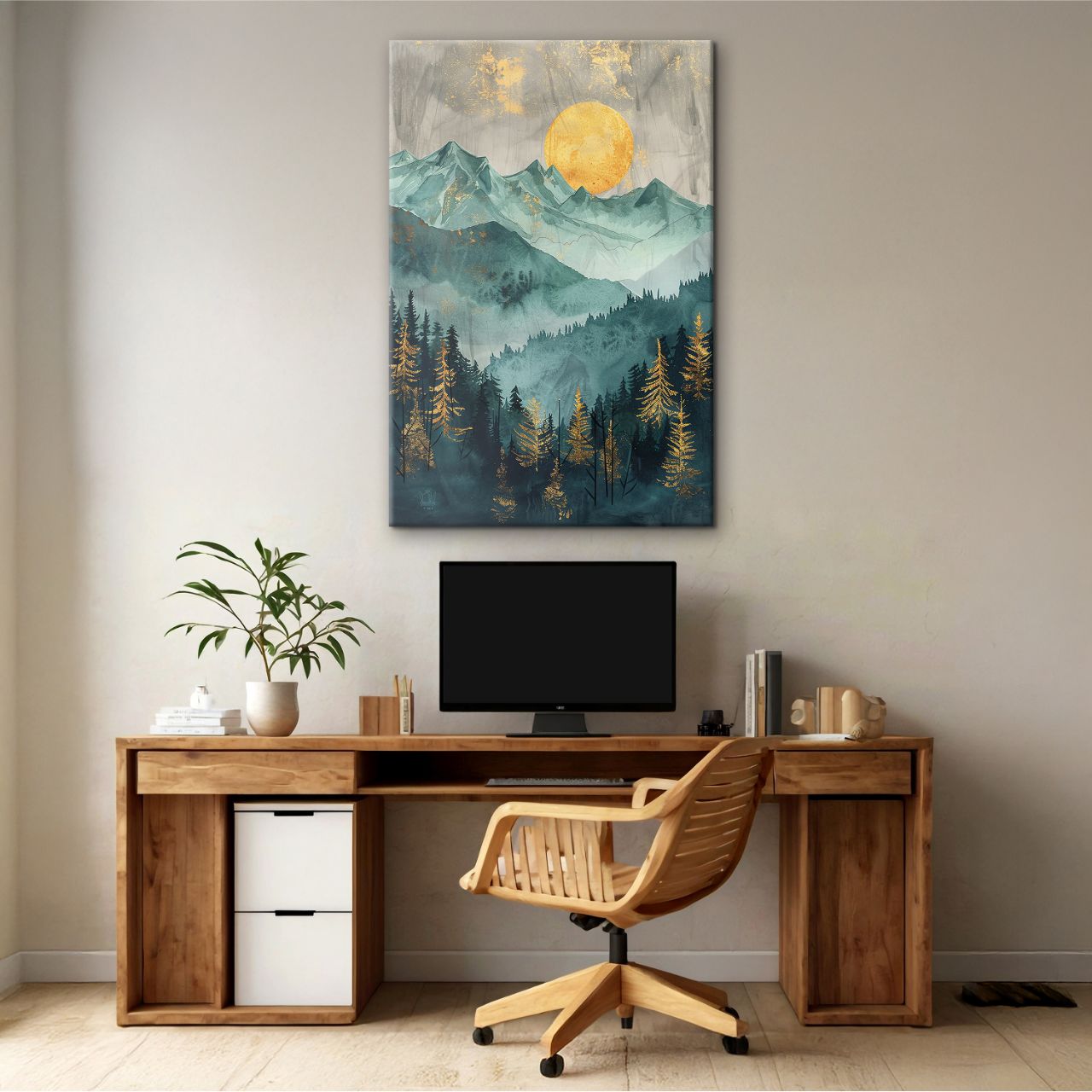 Golden Forest Mountains