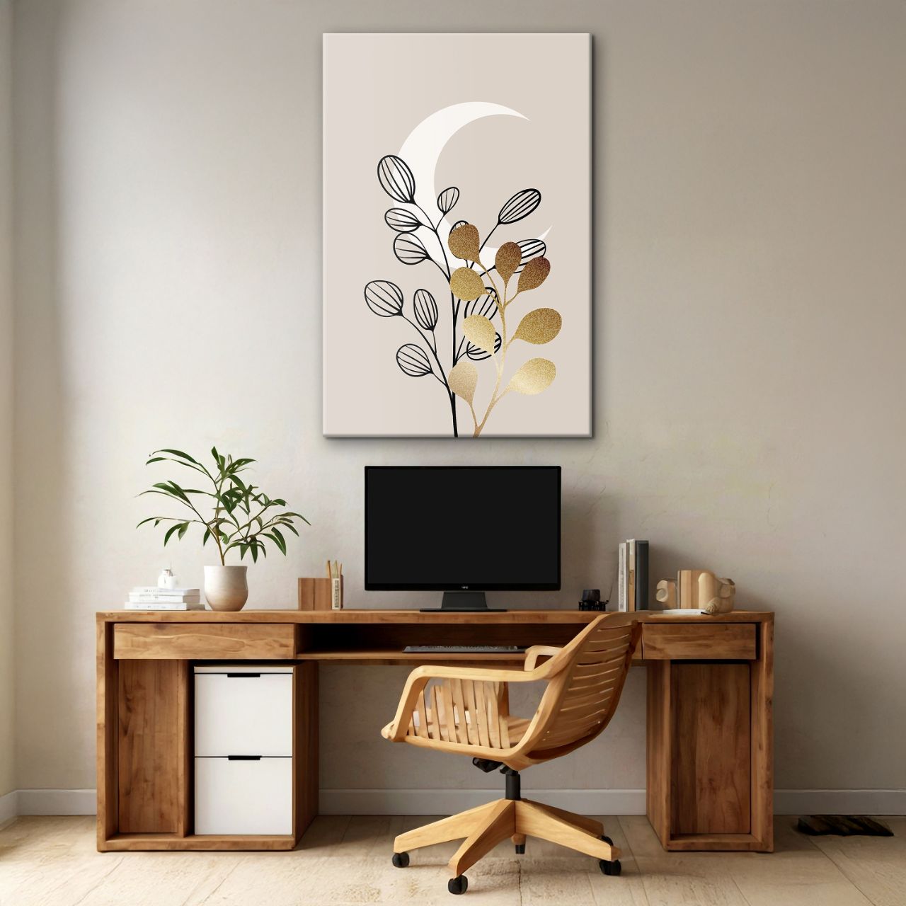 Minimalist Golden Flora - 4