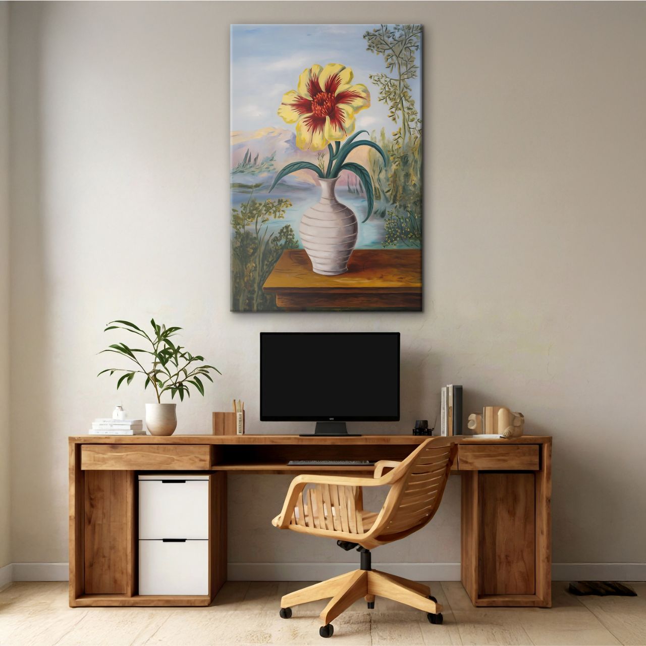 Surreal Floral Landscape