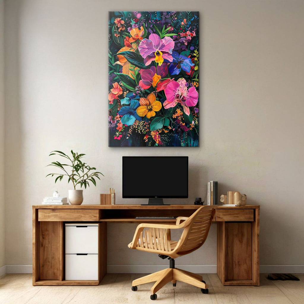 Vibrant Orchid Garden