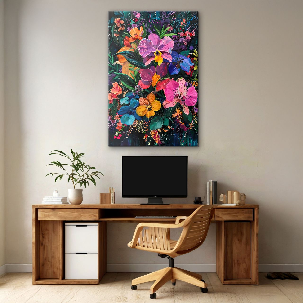 Vibrant Orchid Garden