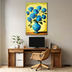 Blue Roses in a Vase