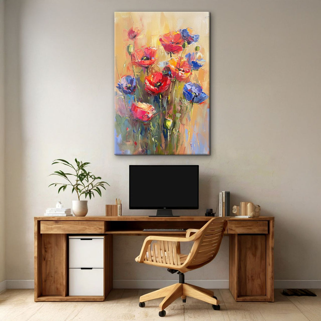 Textured Poppy Meadow