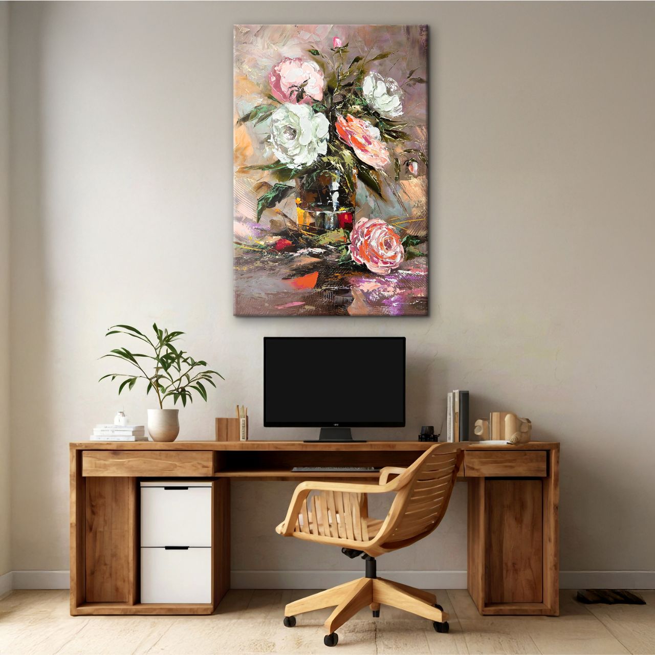 Textured Peony & Rose Bouquet