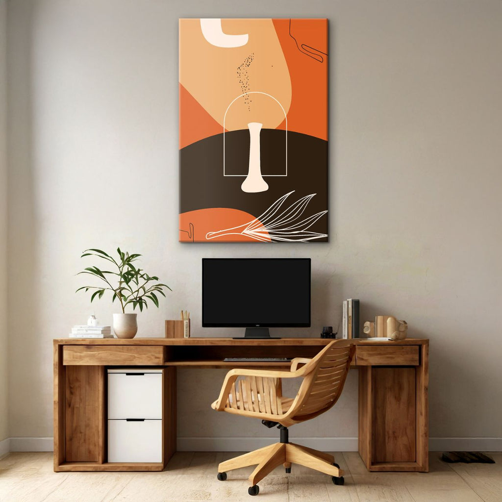 Abstract Boho Terracotta - 1