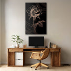 Copper Rose Etching - 1