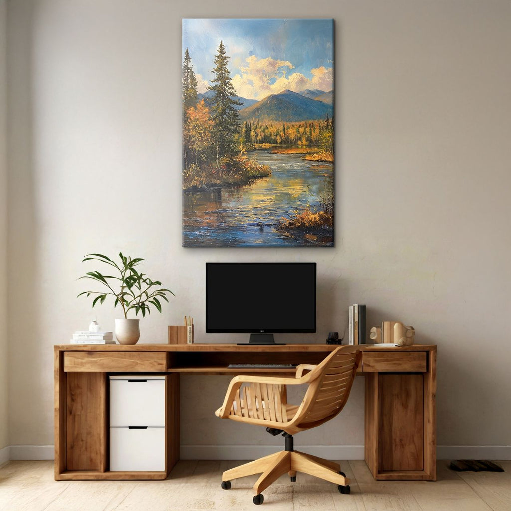 Autumn River Reflection