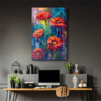 Fiery Gerbera Impression