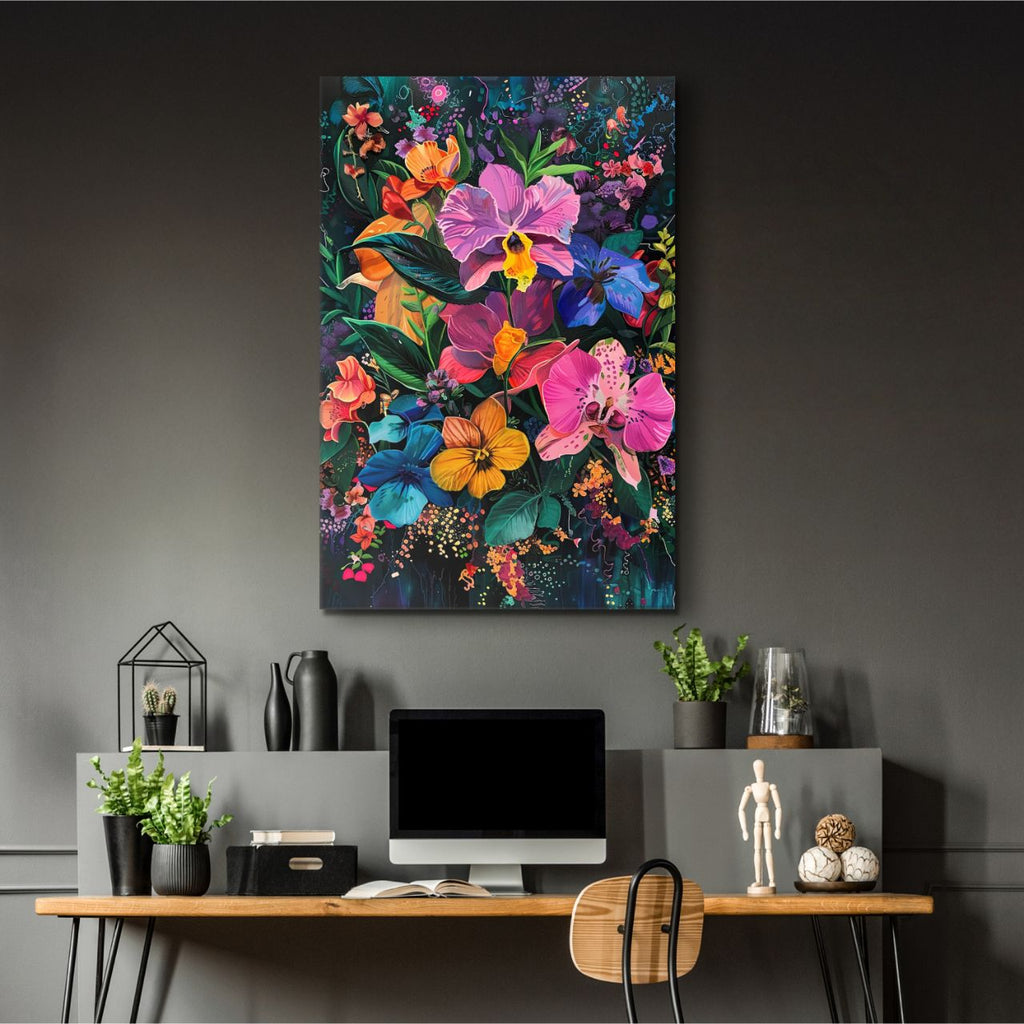 Vibrant Orchid Garden