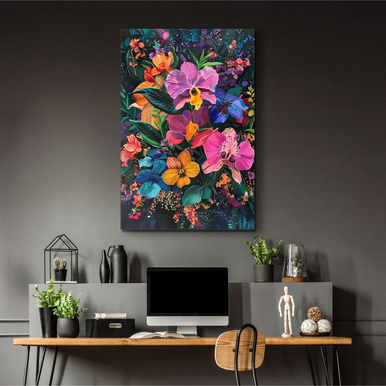 Vibrant Orchid Garden