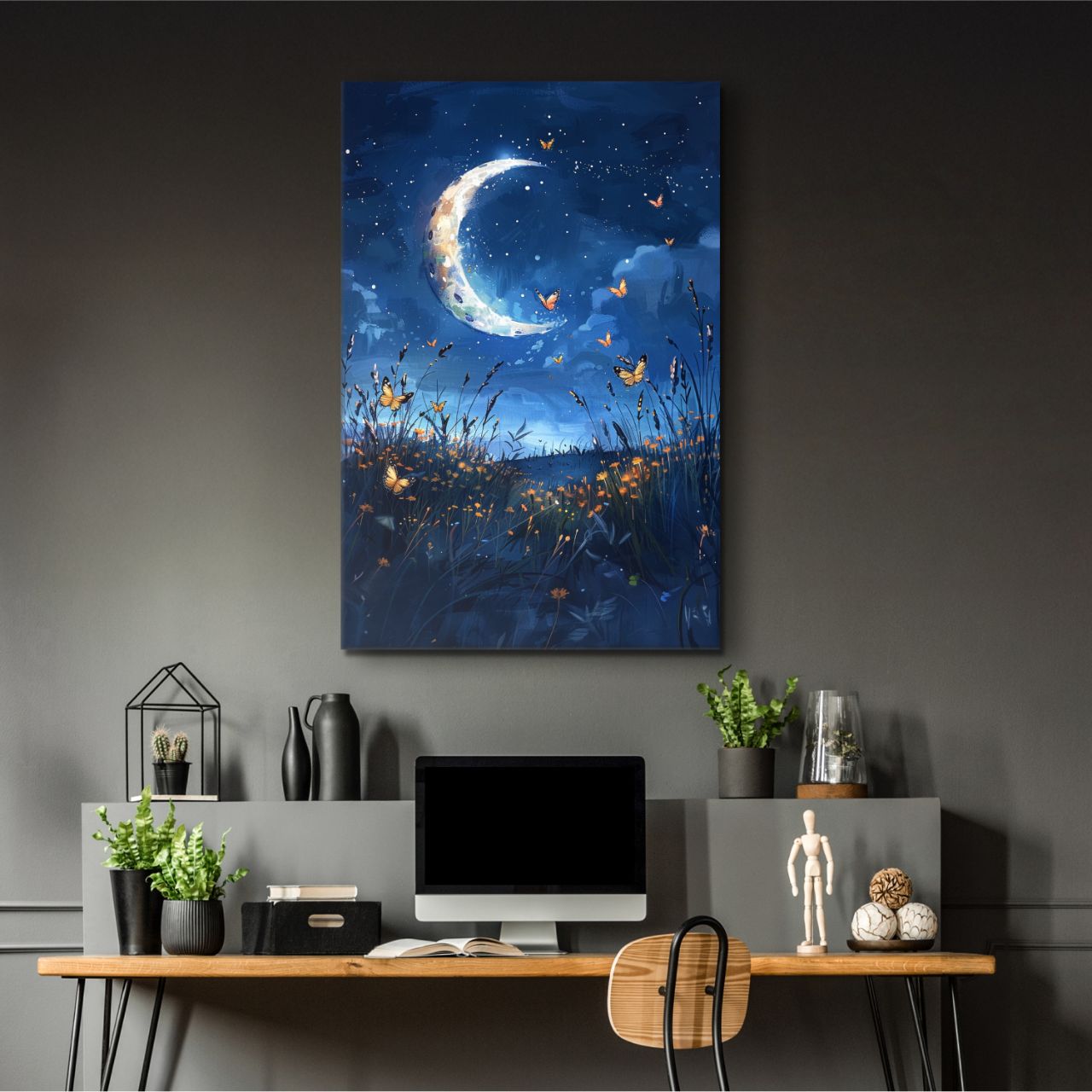 Moonlit Meadow Illustration