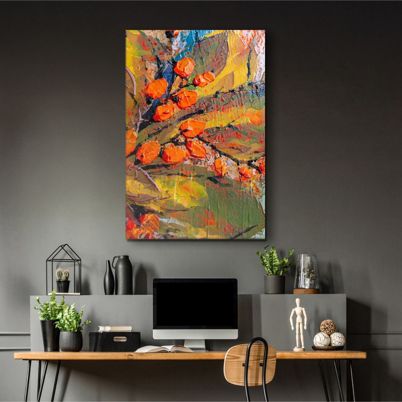 Vibrant Abstract Bloom - 2