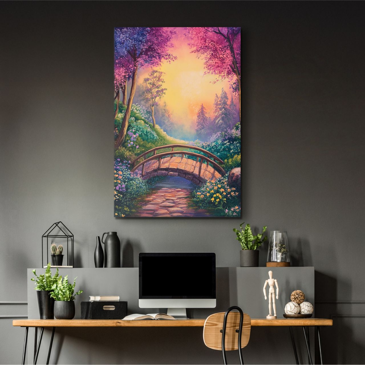 Peaceful Garden Bridge