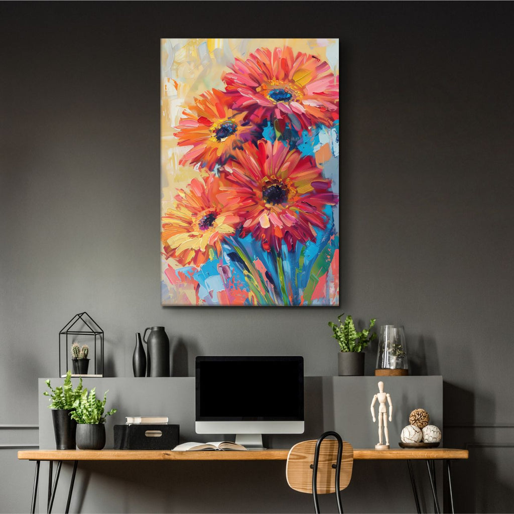 Textured Gerbera Symphony