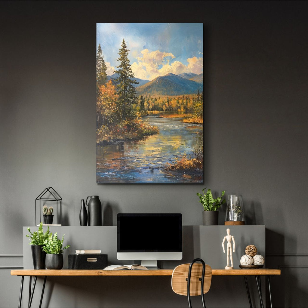 Autumn River Reflection