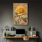 Golden Yellow Rose Elegance