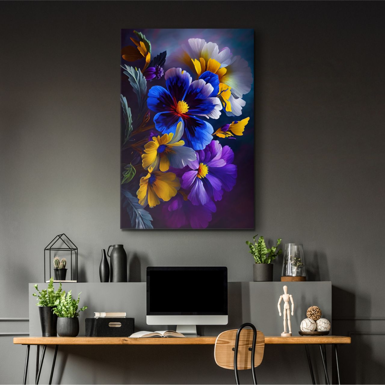 Jewel-Toned Floral Medley