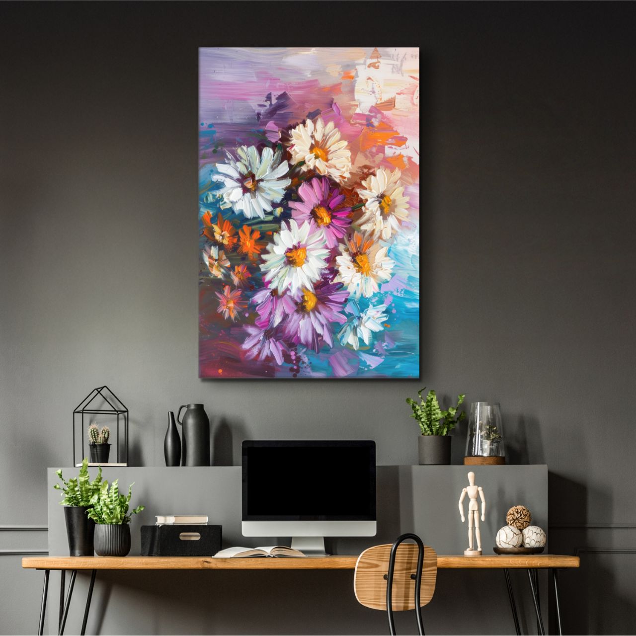 Abstract Hibiscus Blooms