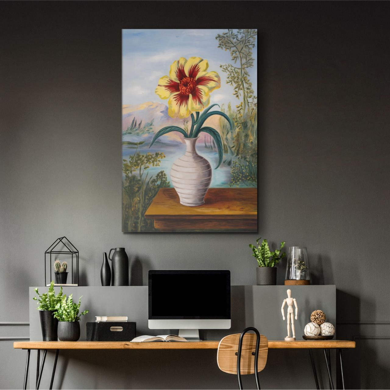 Surreal Floral Landscape