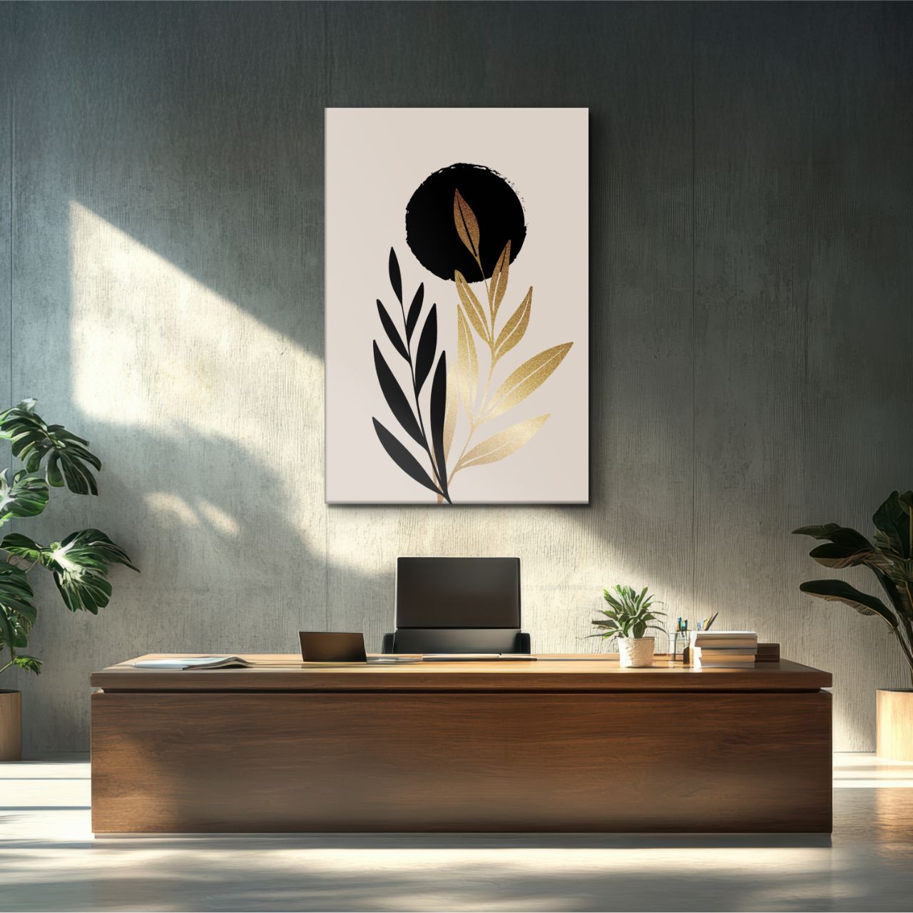 Minimalist Golden Flora - 2