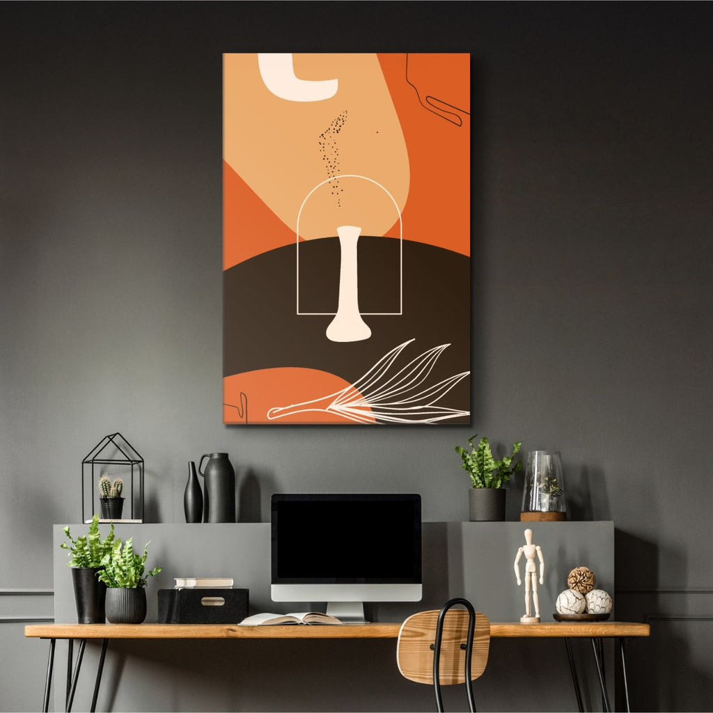 Abstract Boho Terracotta - 1