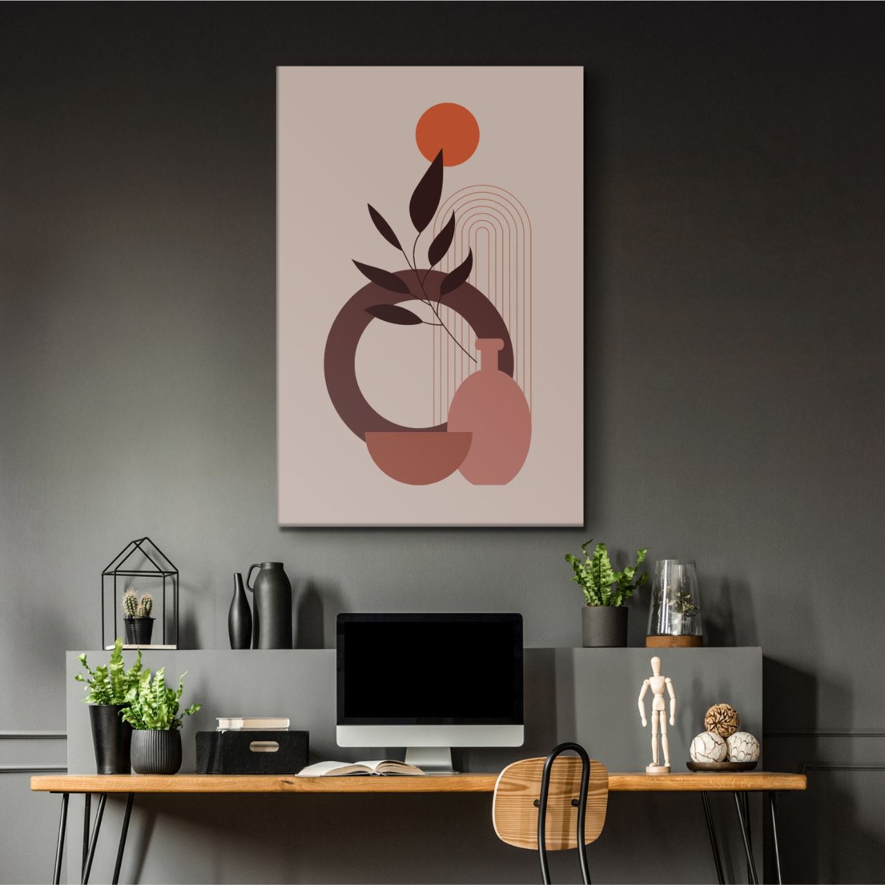 Boho Abstract Shapes - 1