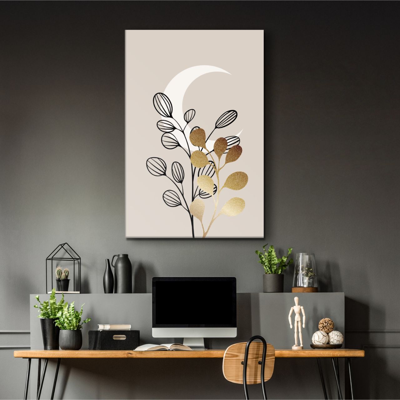 Minimalist Golden Flora - 4