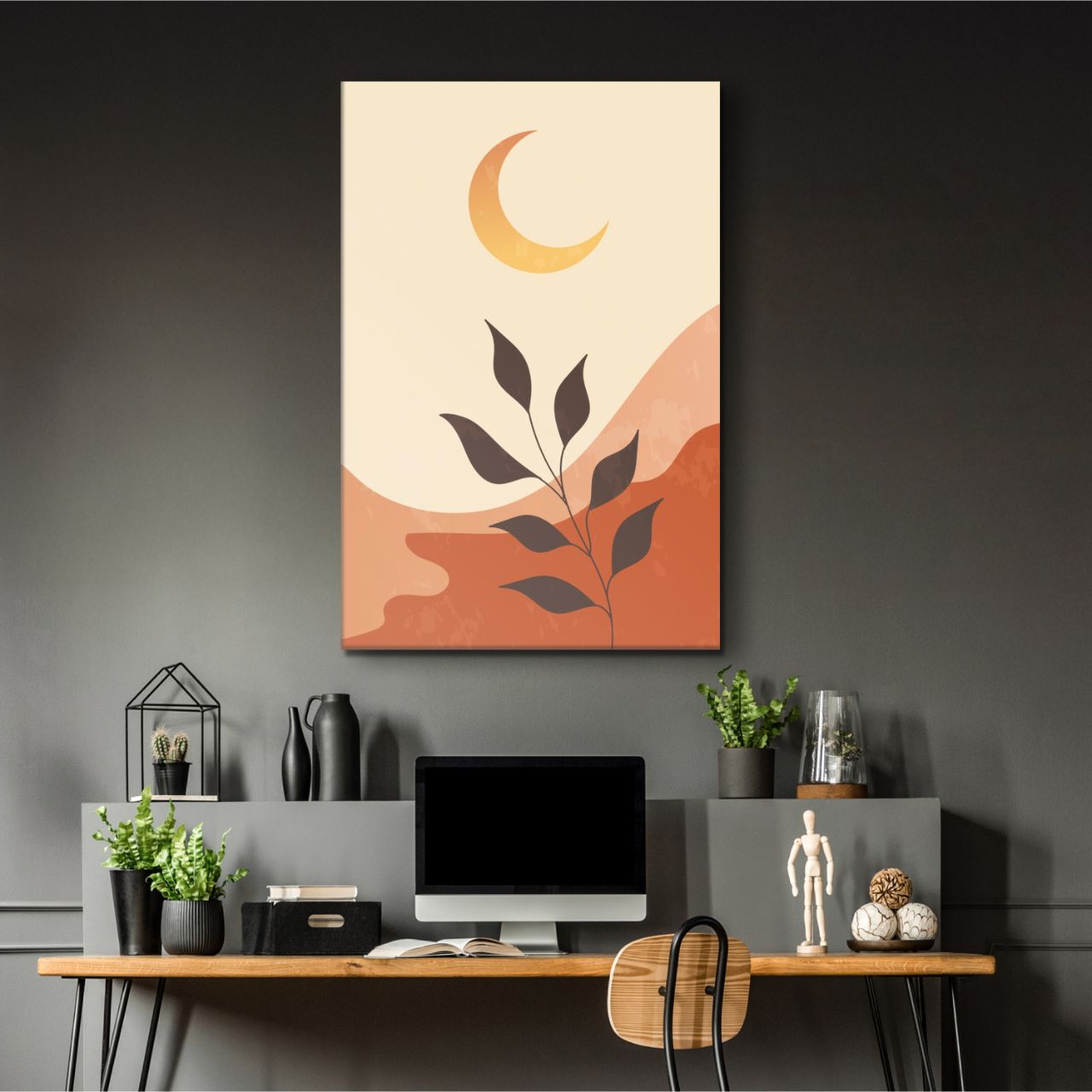 Minimalist Terracotta Landscape - 3