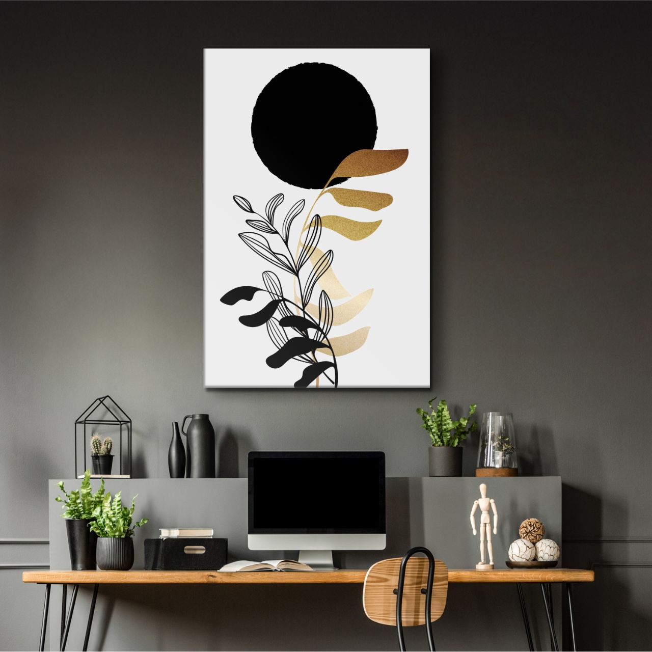 Minimalist Gray Shapes - 1