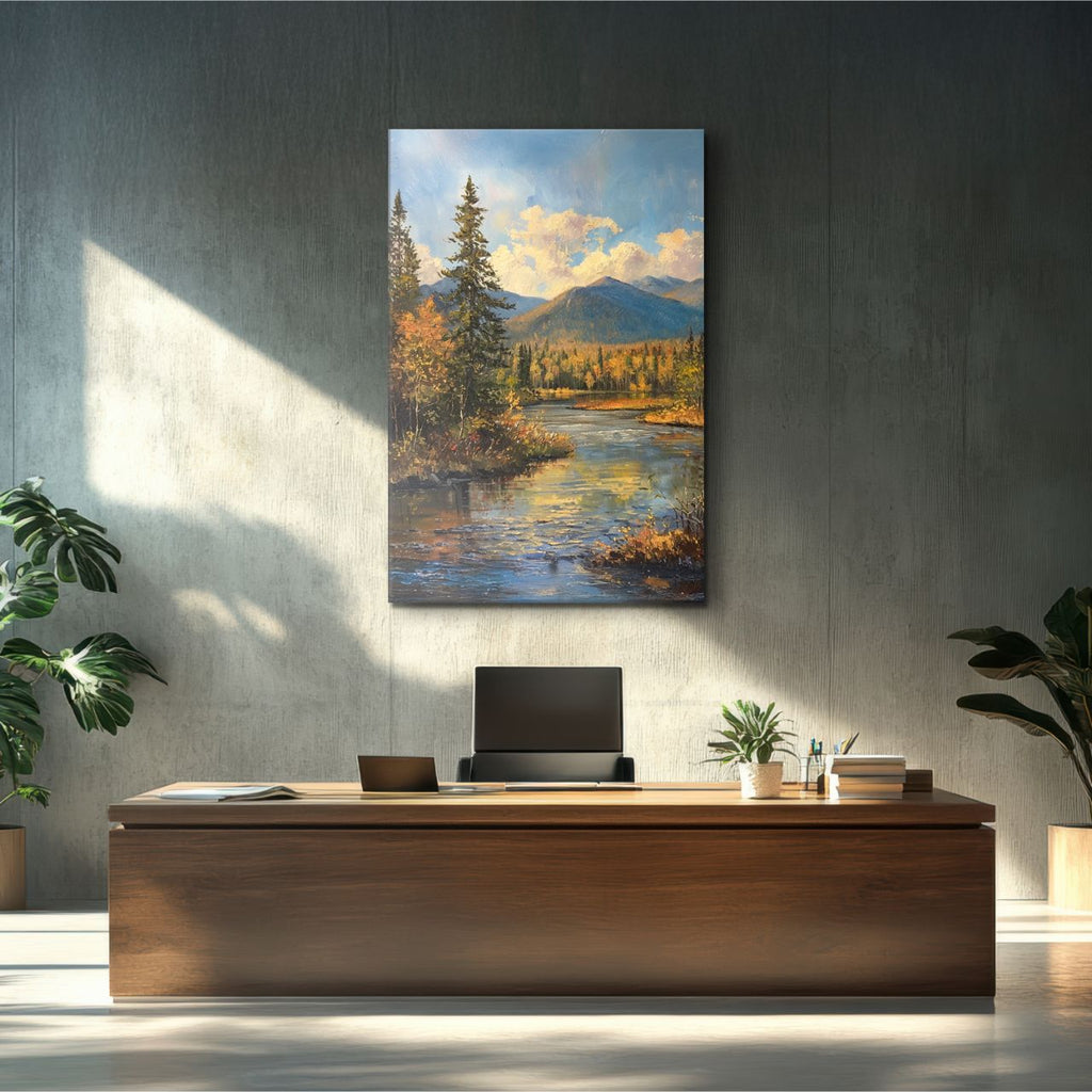 Autumn River Reflection