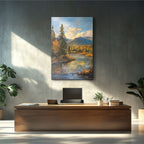 Autumn River Reflection