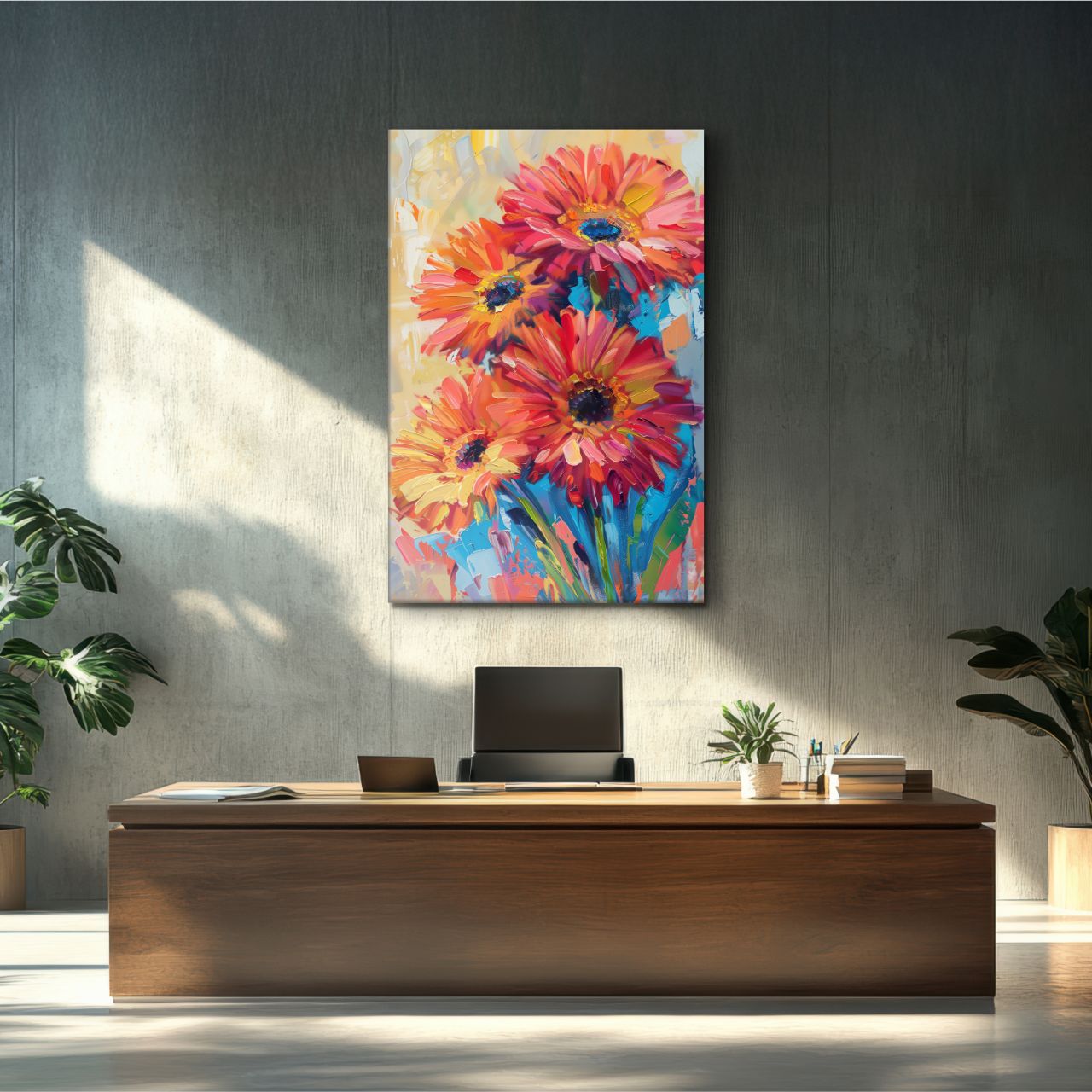 Textured Gerbera Symphony