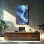 Midnight Moon over Water