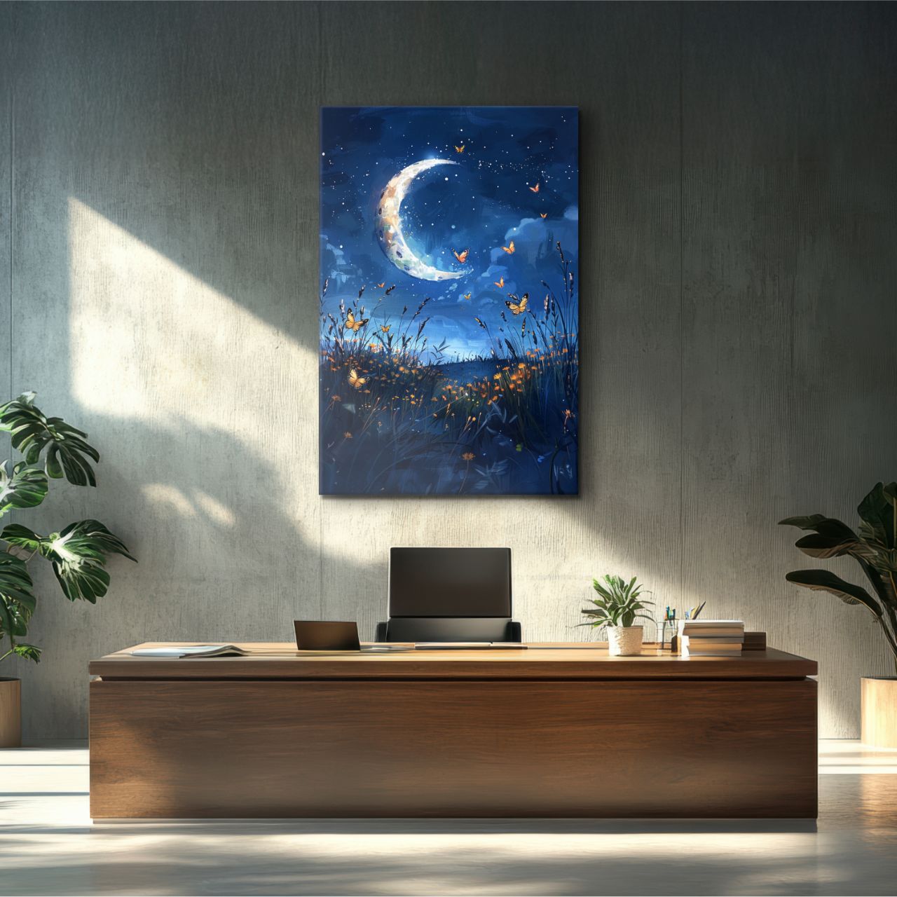 Moonlit Meadow Illustration
