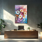 Abstract Hibiscus Blooms