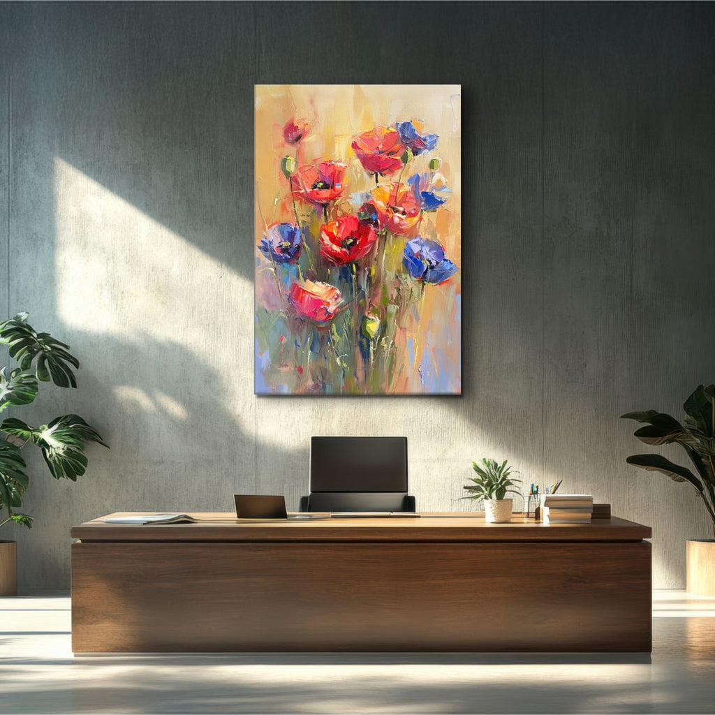 Textured Poppy Meadow