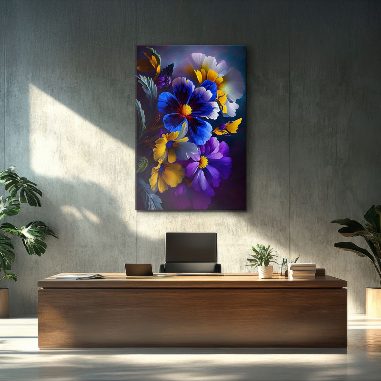 Jewel-Toned Floral Medley