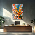 Vibrant Abstract Bloom - 1