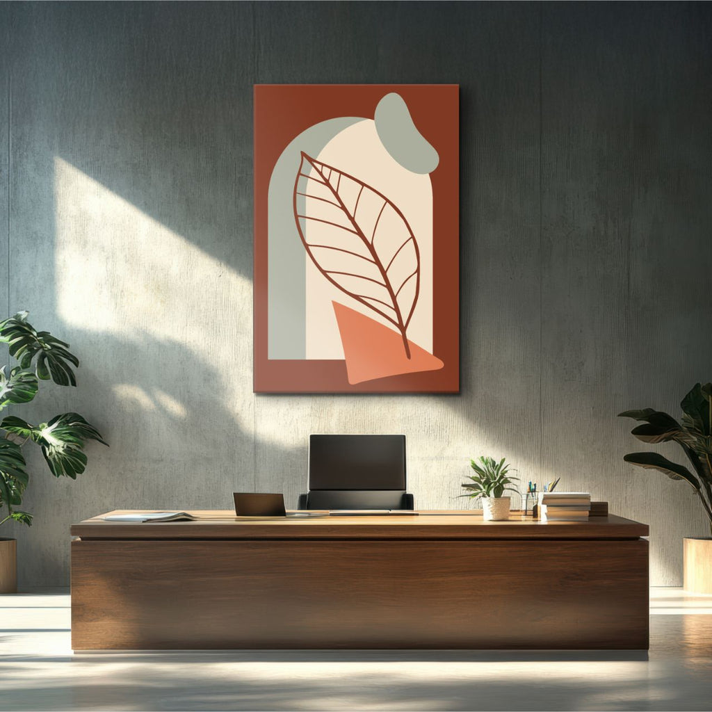 Abstract Boho Arch & Leaf - 1