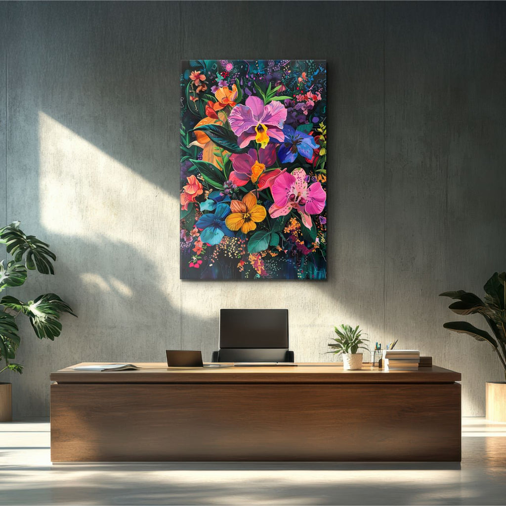 Vibrant Orchid Garden