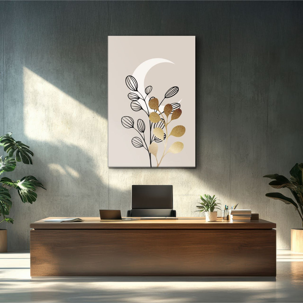 Minimalist Golden Flora - 4