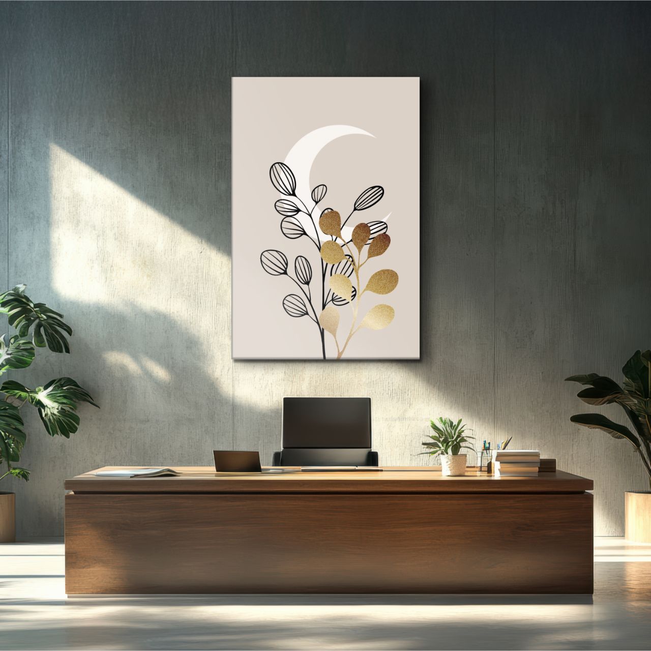 Minimalist Golden Flora - 4