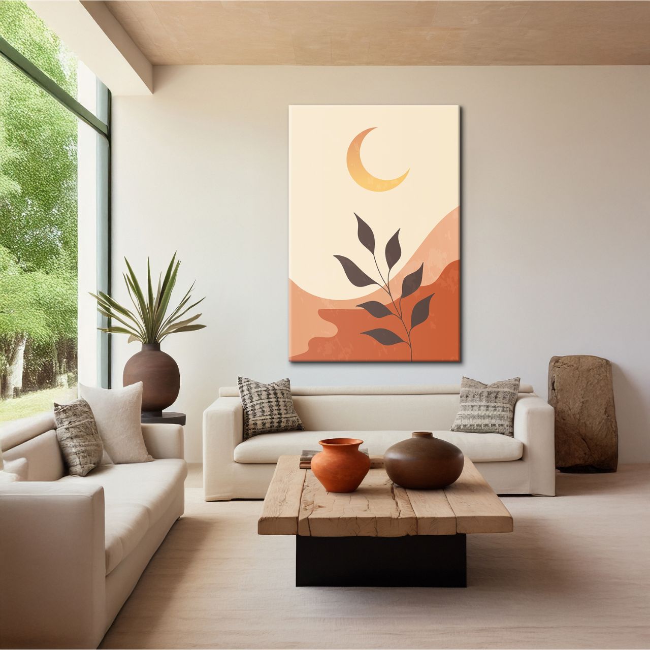 Minimalist Terracotta Landscape - 3