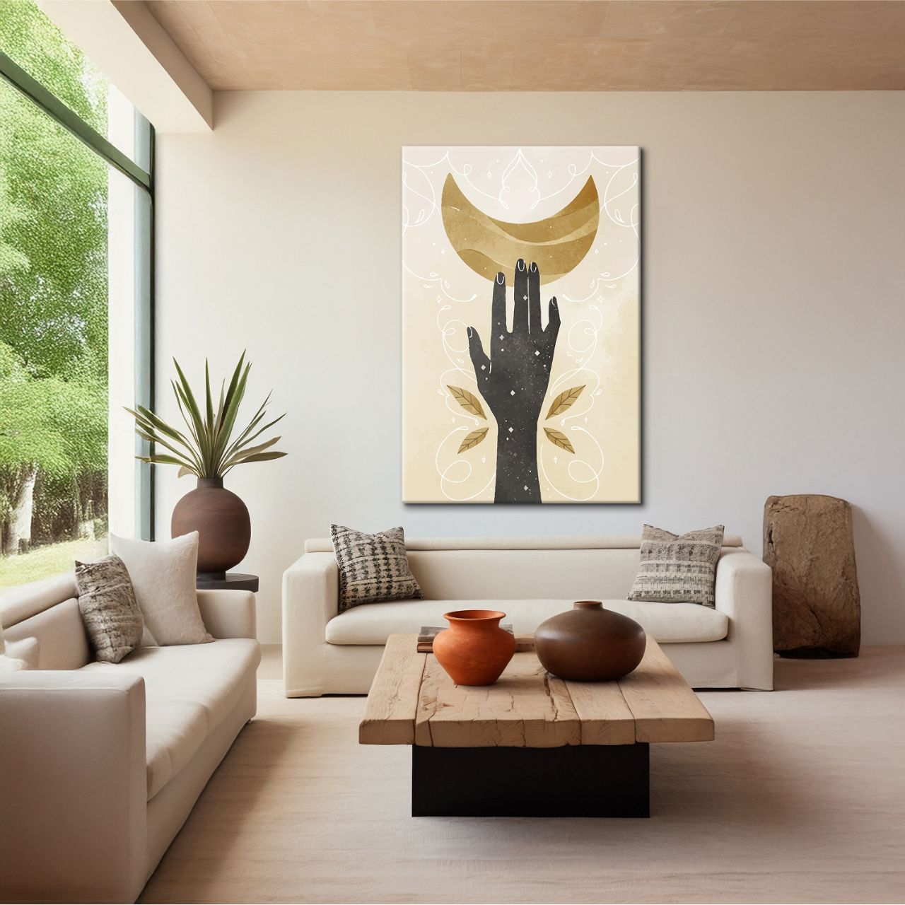 Minimalist Celestial Hand - 3