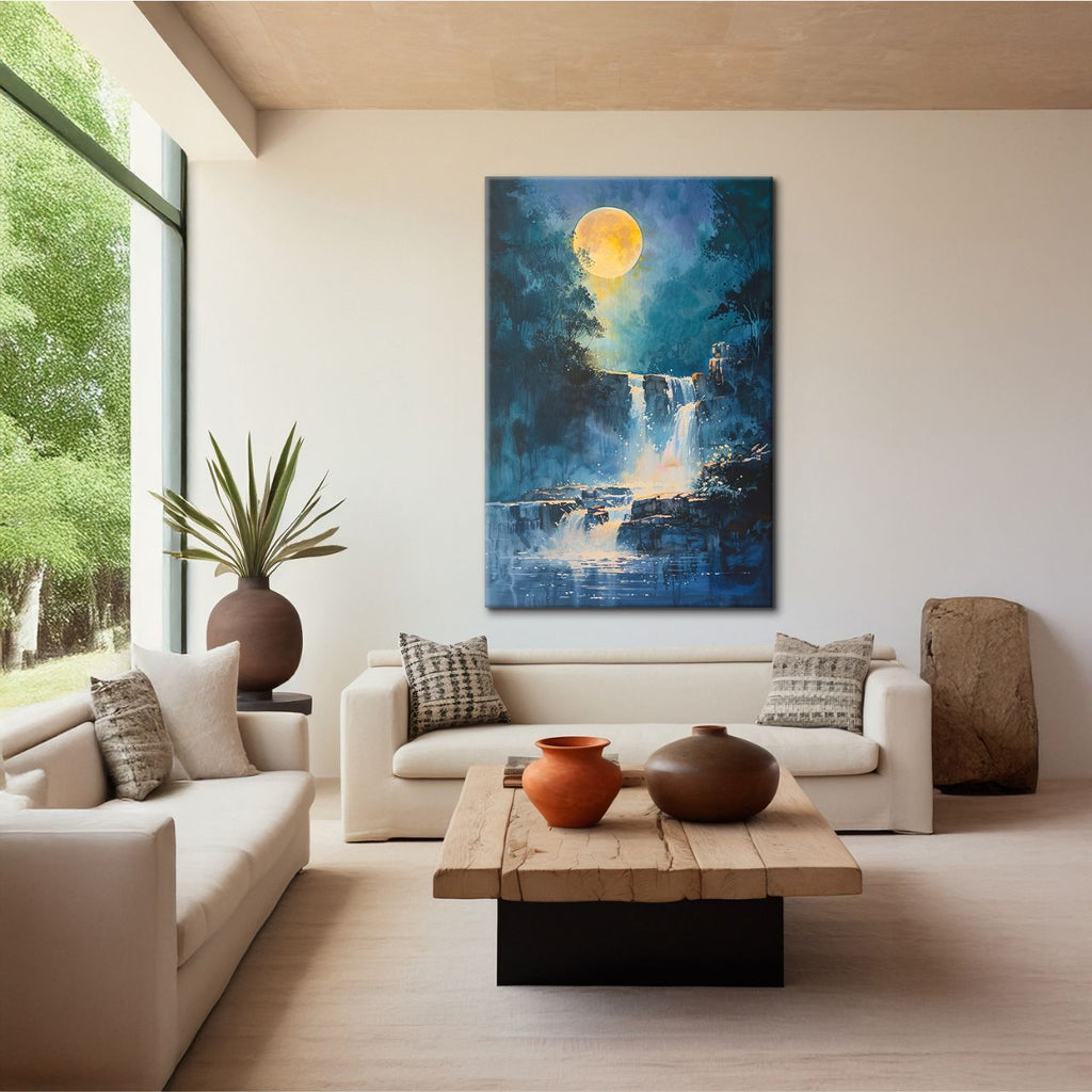 Lush Green Waterfall