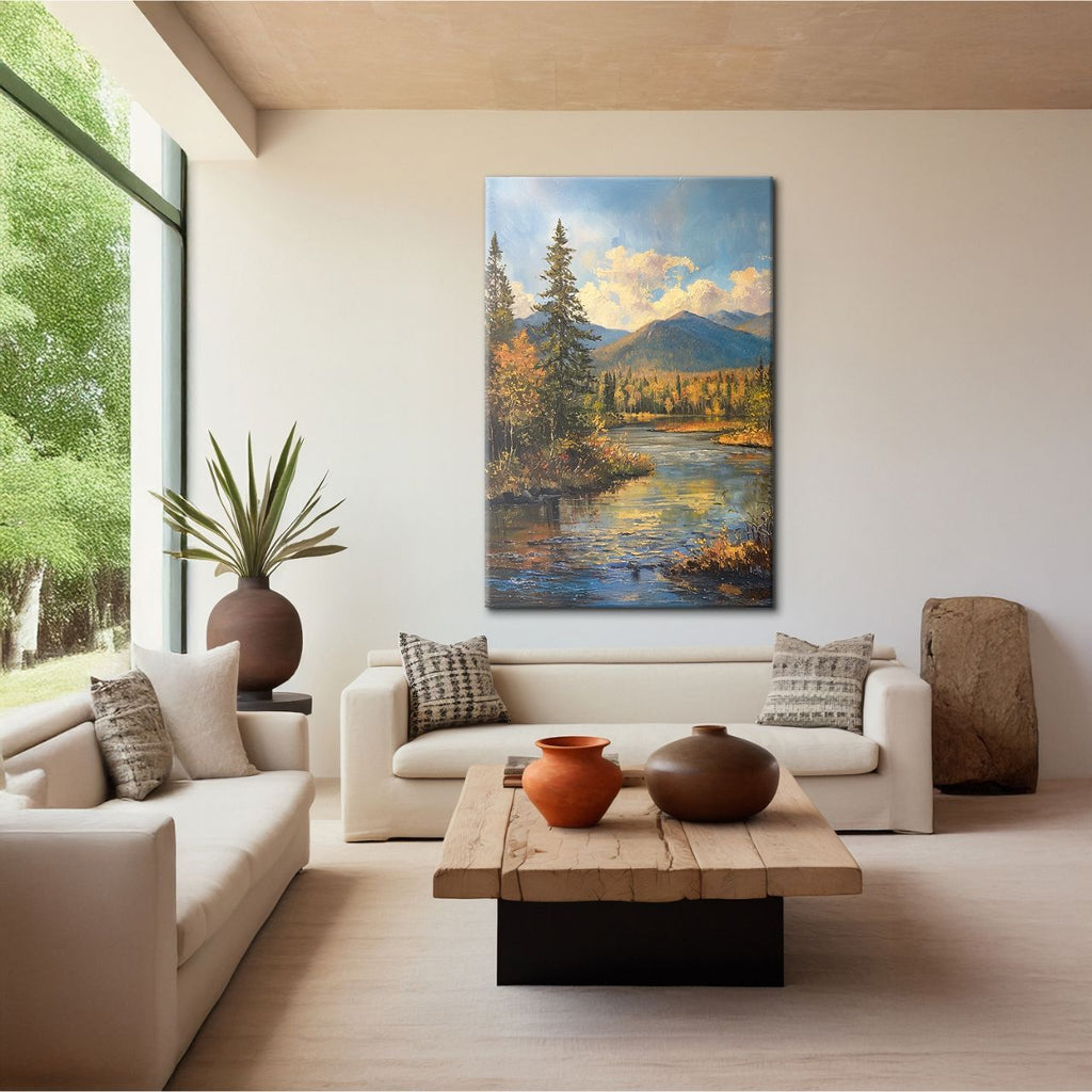 Autumn River Reflection