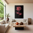 Radiant Wireframe Rose - 1