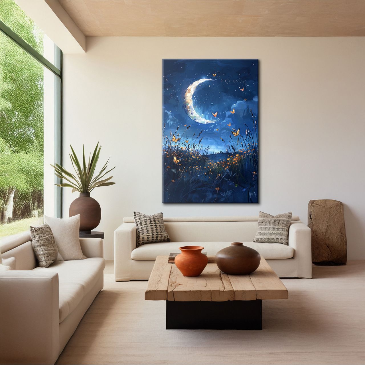 Moonlit Meadow Illustration