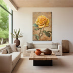 Golden Yellow Rose Elegance