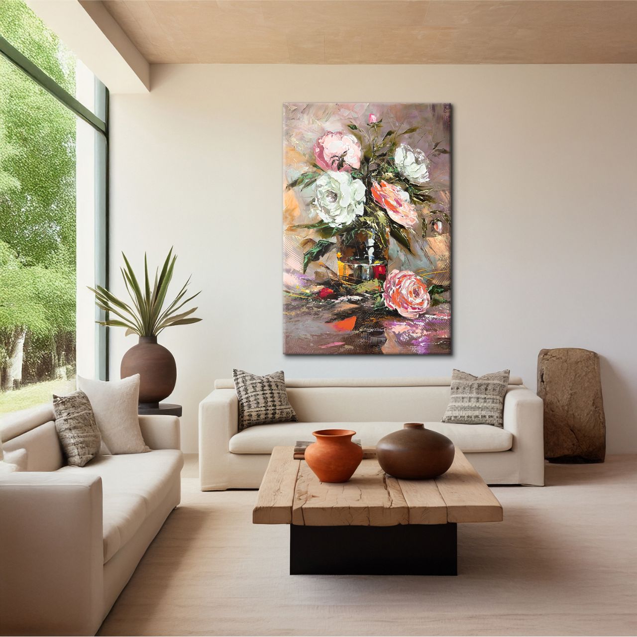 Textured Peony & Rose Bouquet